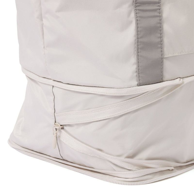 Modern Palette 2-Way Carry-On Tote Beige x Gray