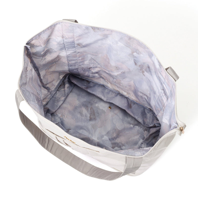 Modern Palette 2-Way Carry-On Tote Beige x Gray