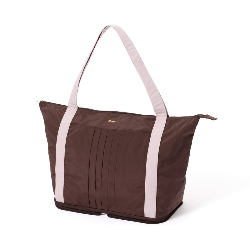 Modern Palette 2-Way Carry-On Tote Brown x Pink