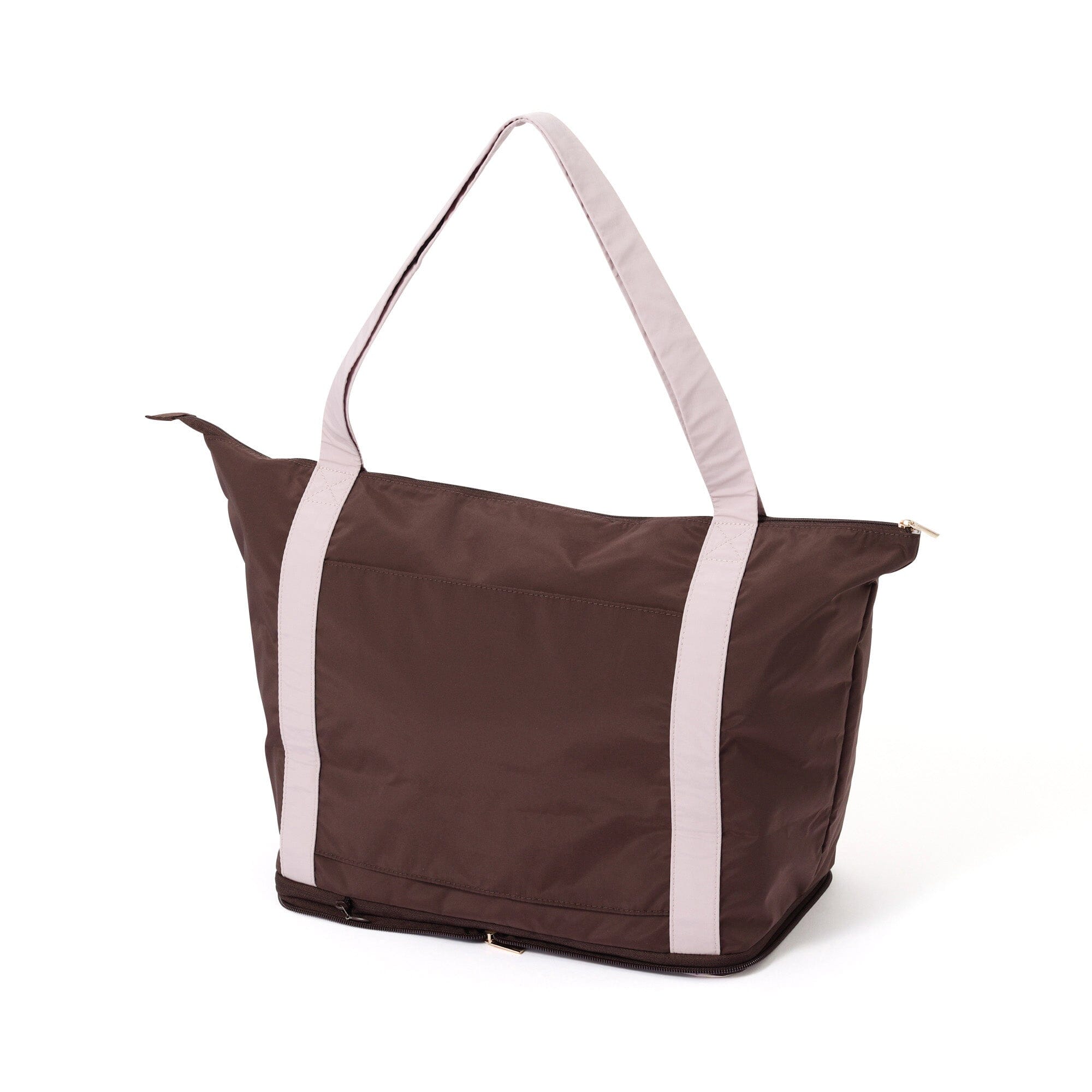 Modern Palette 2-Way Carry-On Tote Brown x Pink