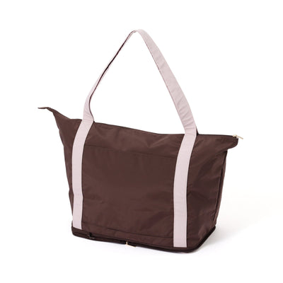 Modern Palette 2-Way Carry-On Tote Brown x Pink