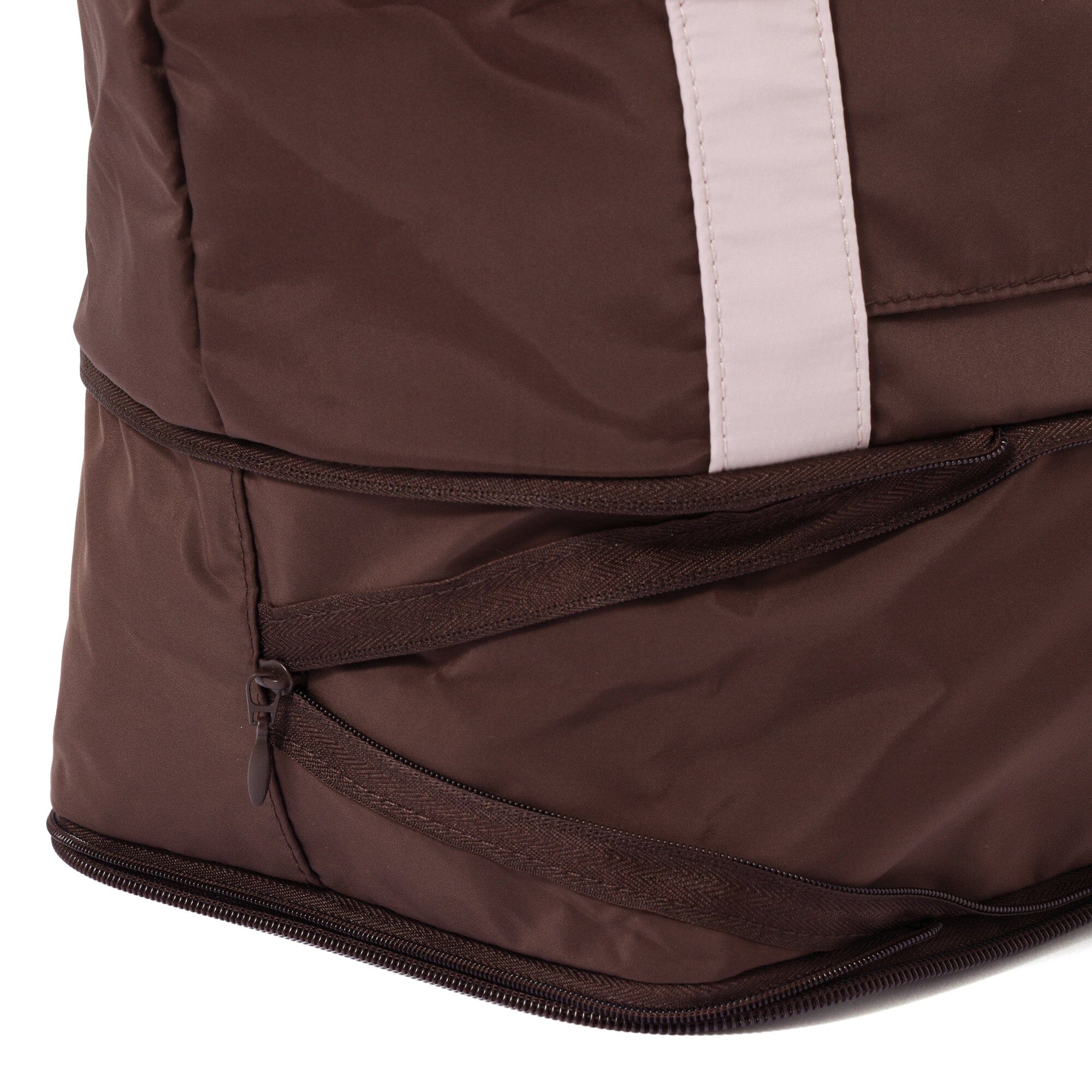 Modern Palette 2-Way Carry-On Tote Brown x Pink