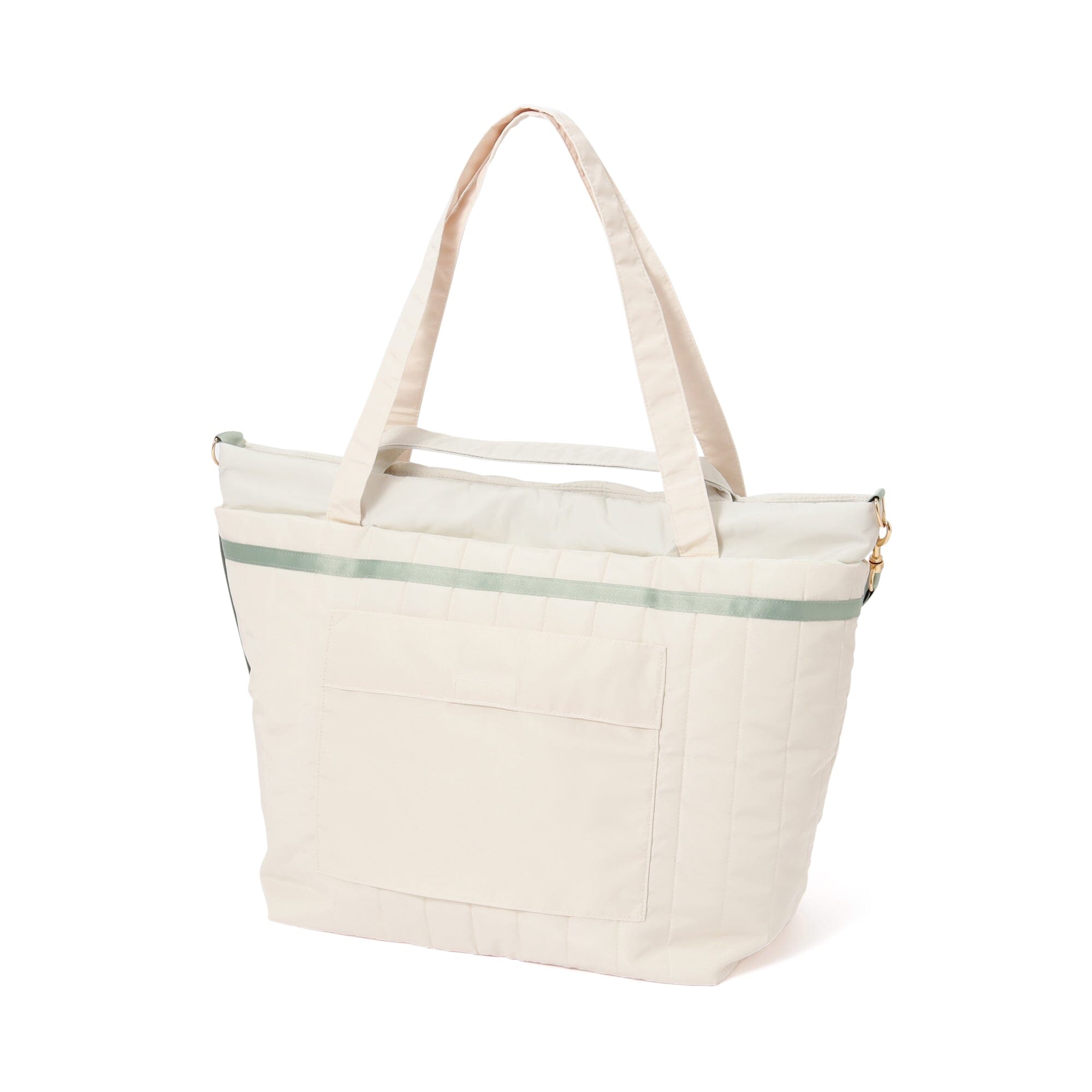 Bicolor Travel Bag Mint x Ivory