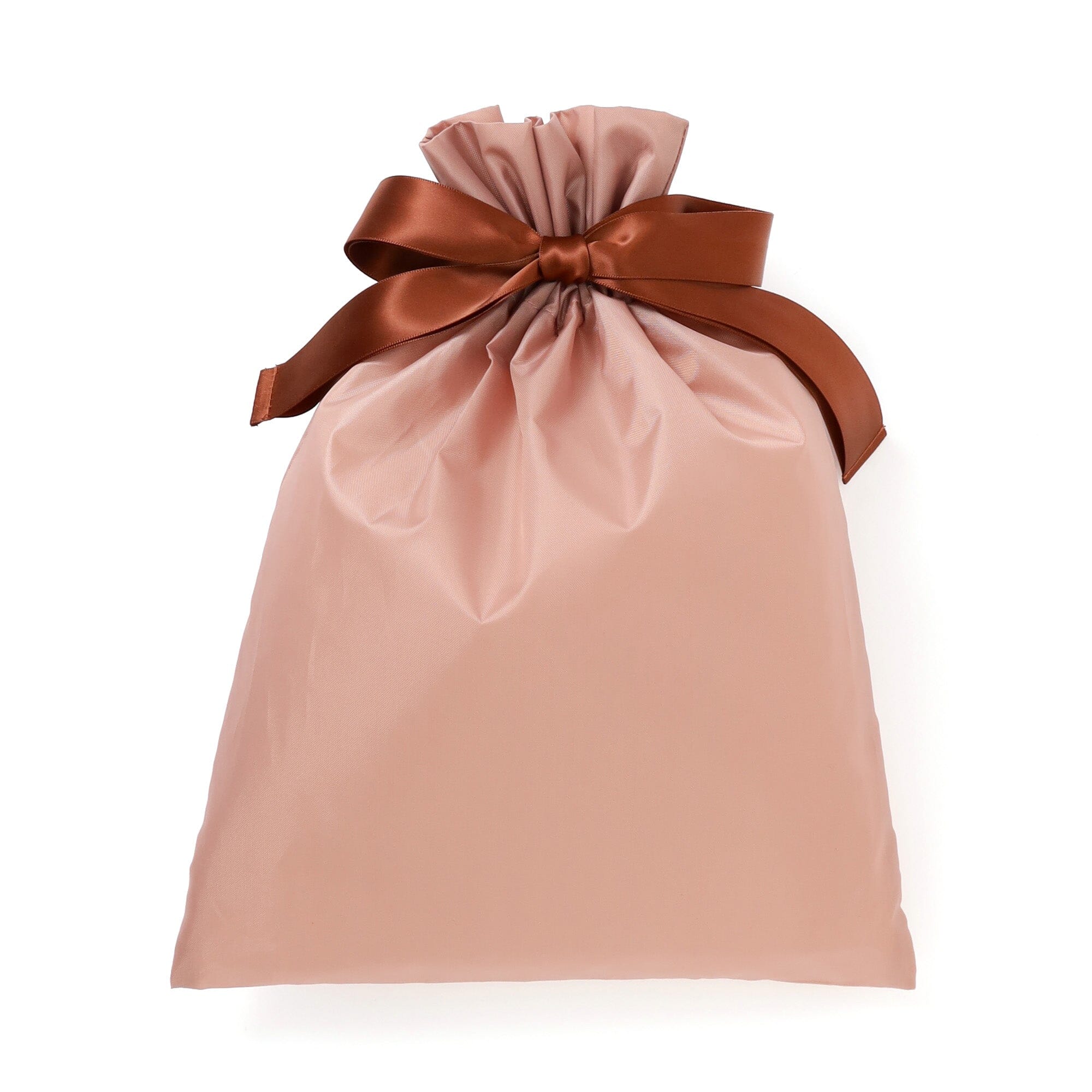 Bicolor Travel Bag  Pink x Brown