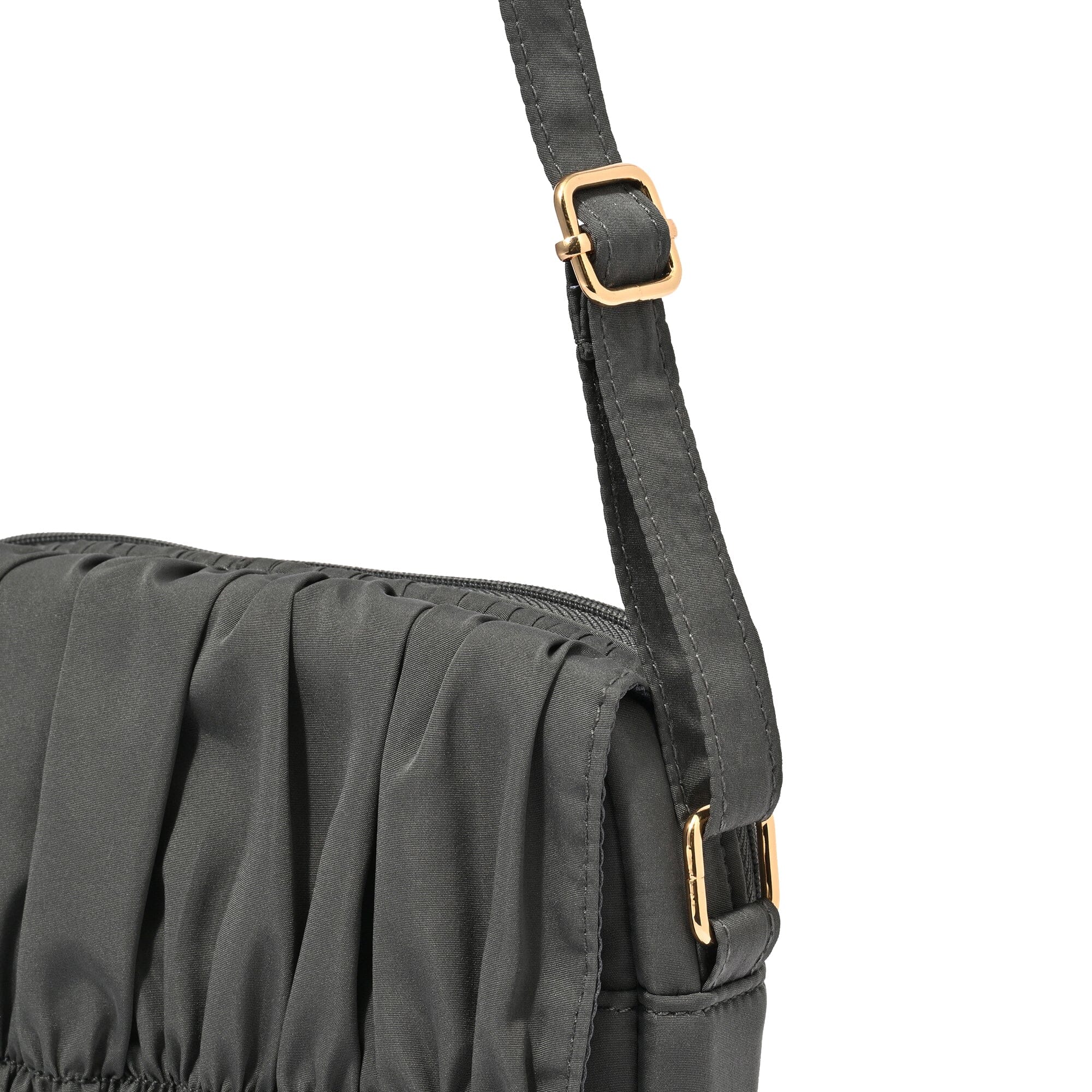 Classic Flower Travel Sacoche Dark Gray