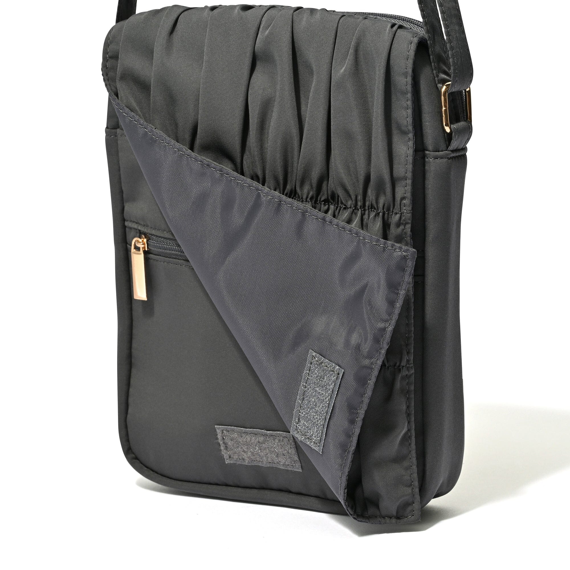 Classic Flower Travel Sacoche Dark Gray