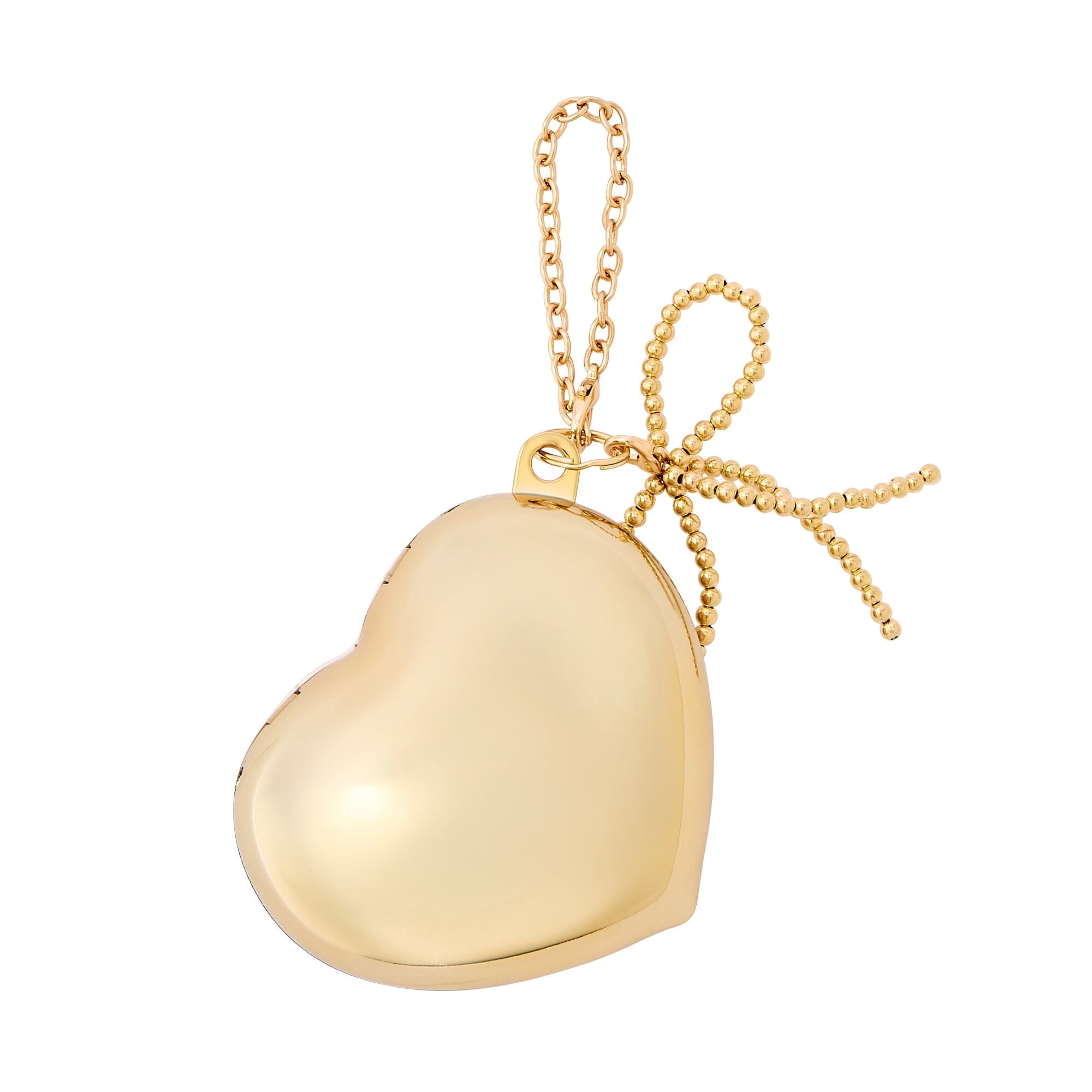 Bag Charm Eco Bag Hard Heart Gold