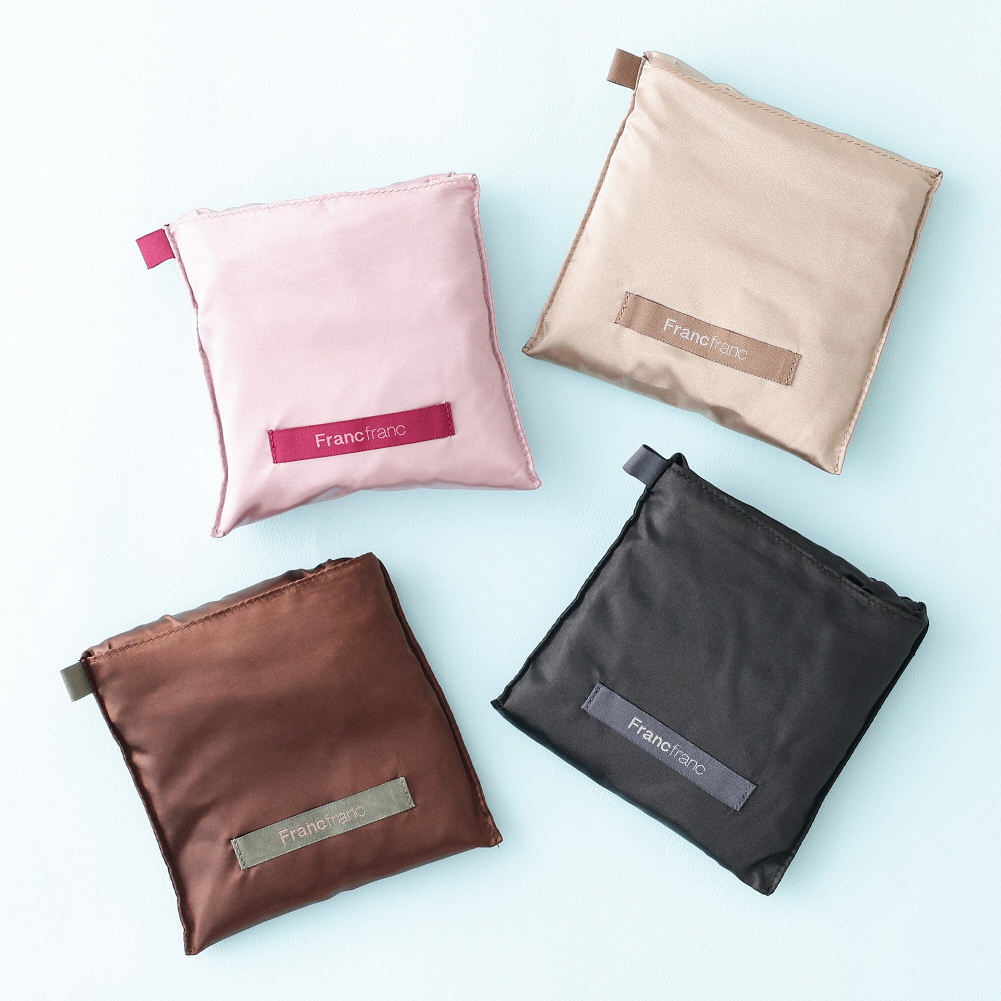Satin Rain Cover Eco Bag Black