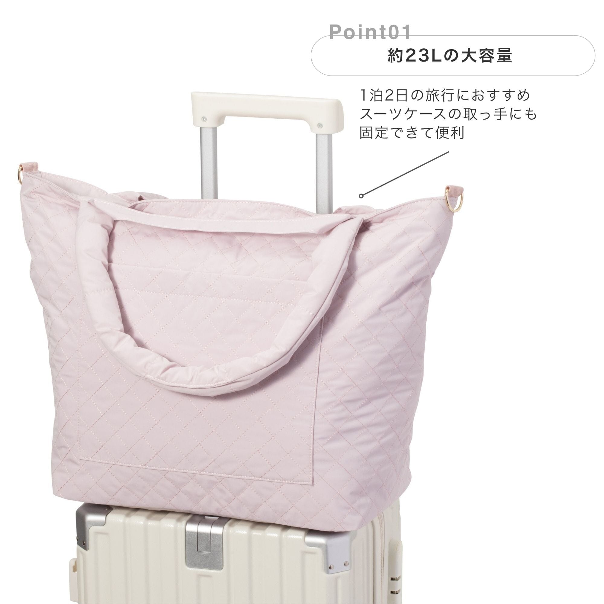 Quilting Travel Bag Navy