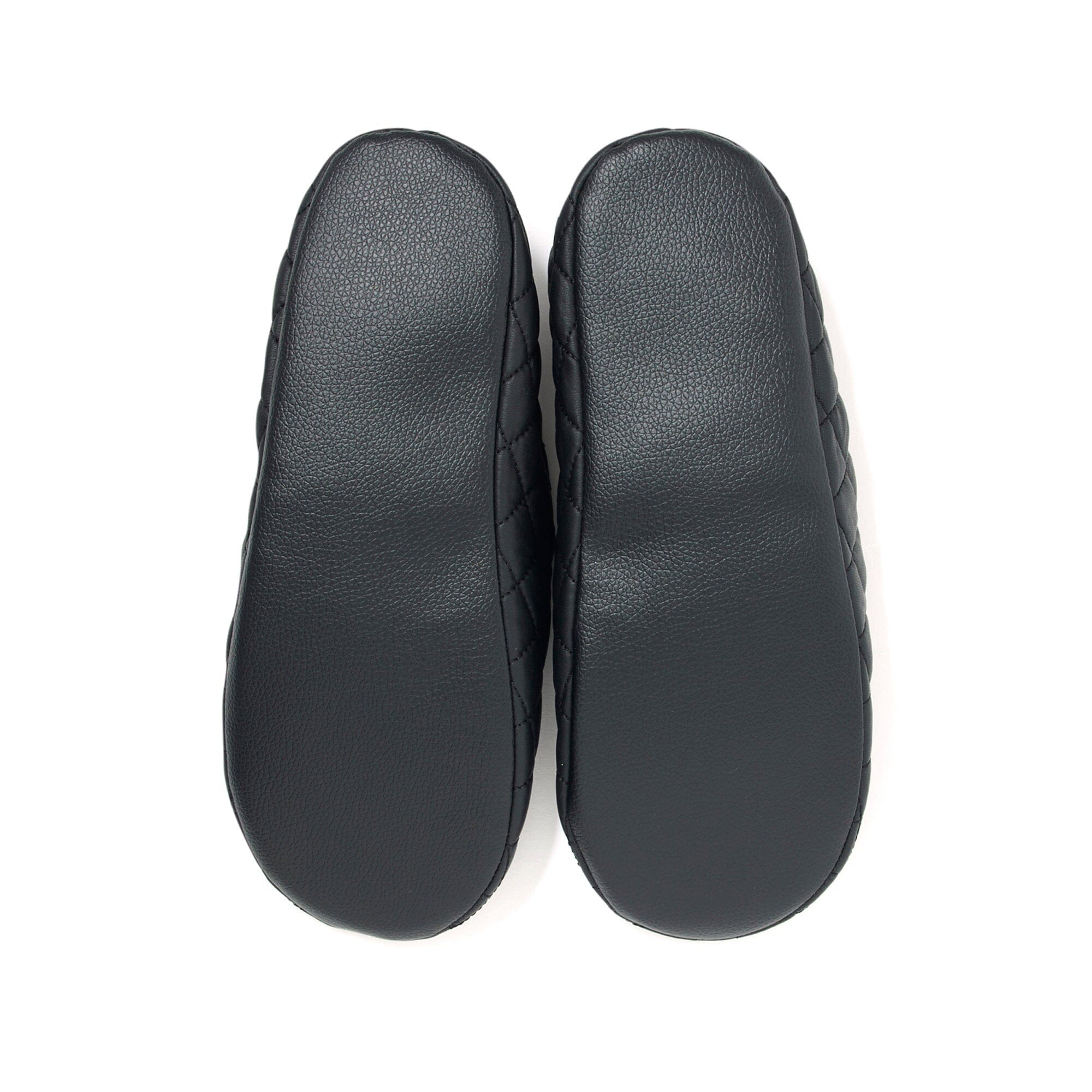 Pocketable Roomshoes  Quilted Black