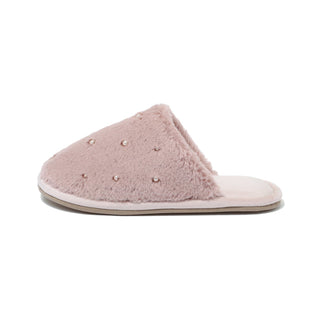 Eco Fur X Pearl Roomshoes  Pink