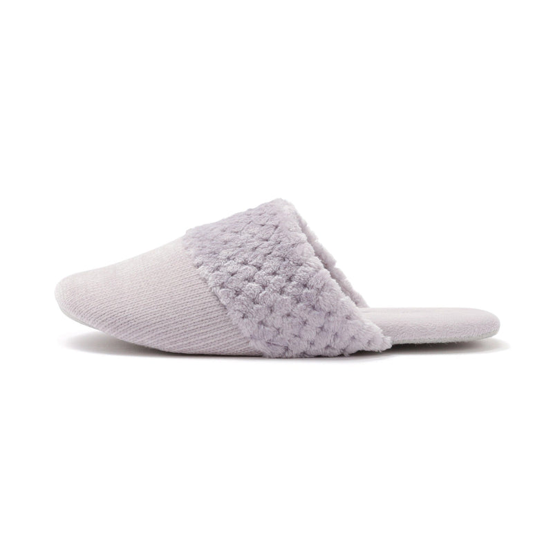 Warm Fleece Room Shoes Light Purple