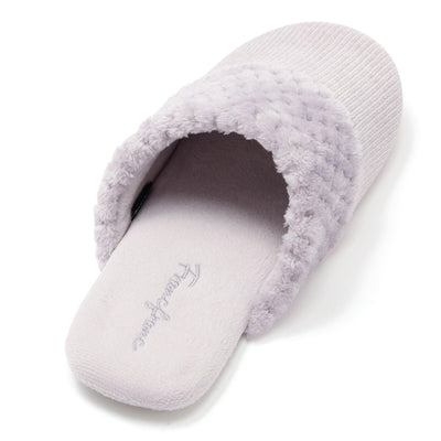 Warm Fleece Room Shoes Light Purple