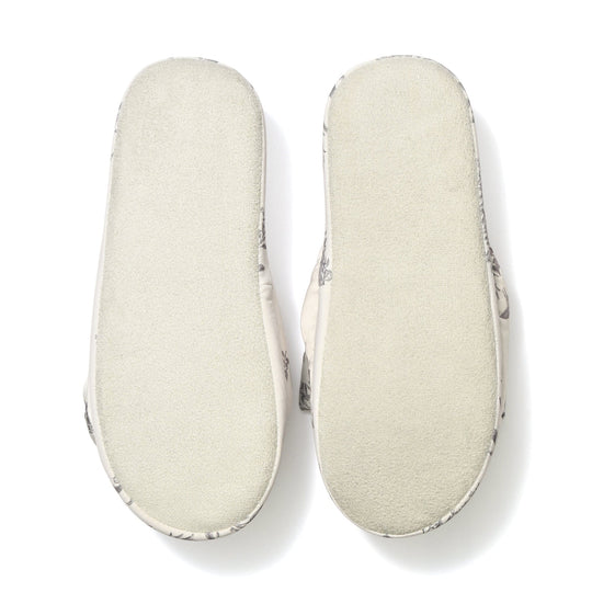 Cool Touch Satin Room Shoes Gray