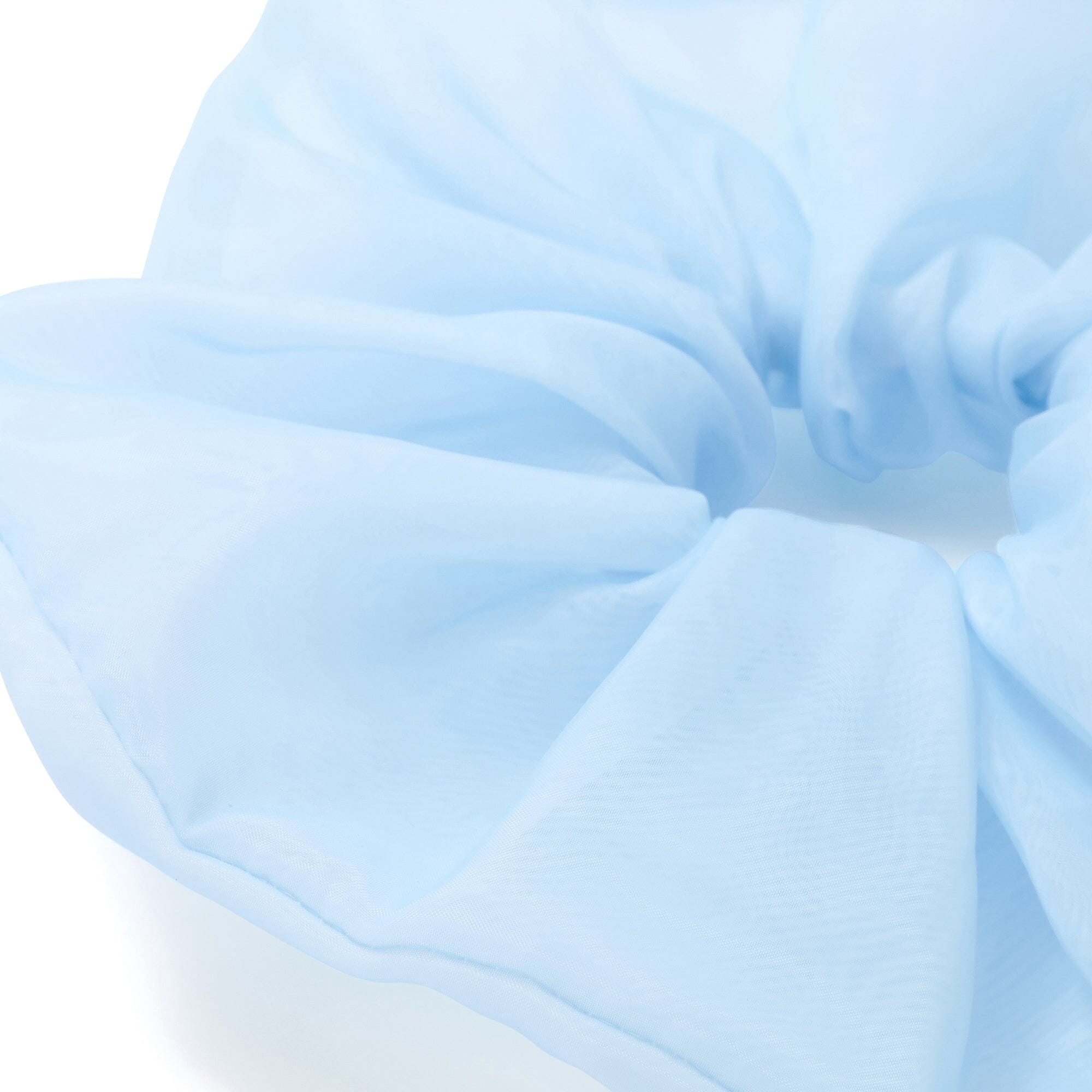 玻璃纱CHOU CHOU髮帶 籃色