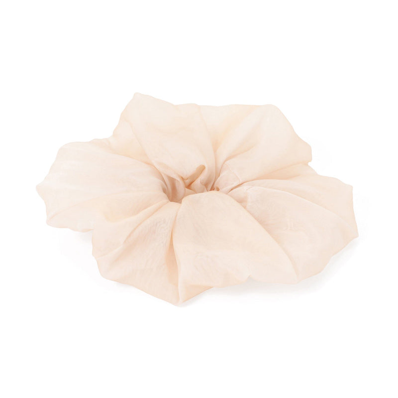 大玻璃紗髮圈Chouchou 象牙色