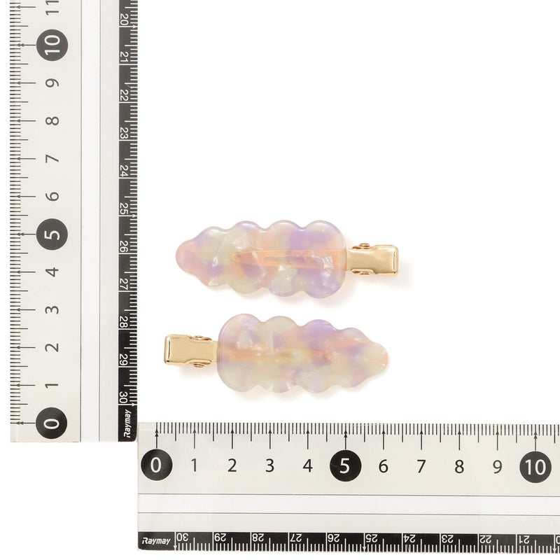 Bangs Clip Wave Light Purple