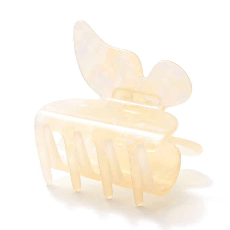 Butterfly Hair Clip White