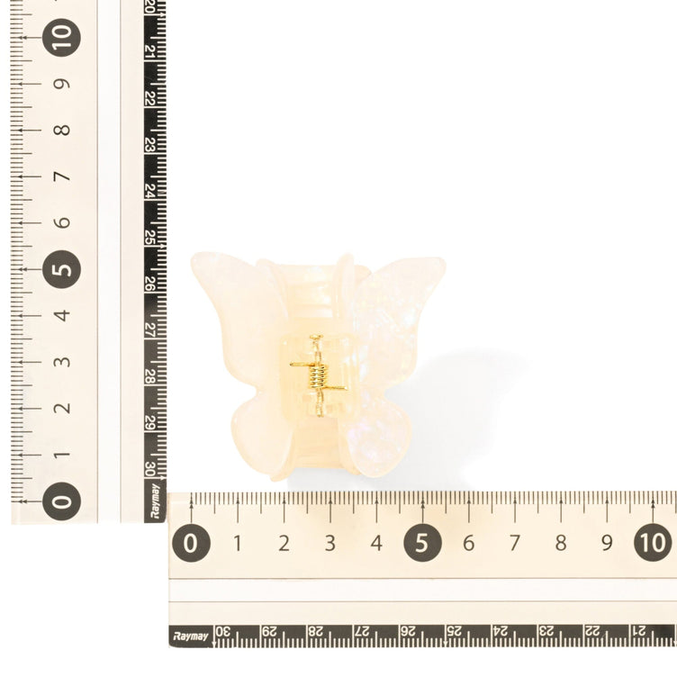 Butterfly Hair Clip White