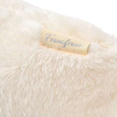 Warm Fleece 4Way Poncho  White