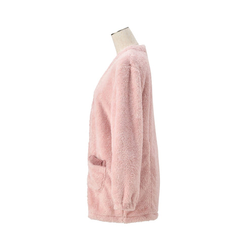 Warm Fleece Cardigan  Pink