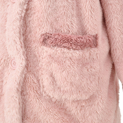 Warm Fleece Cardigan  Pink