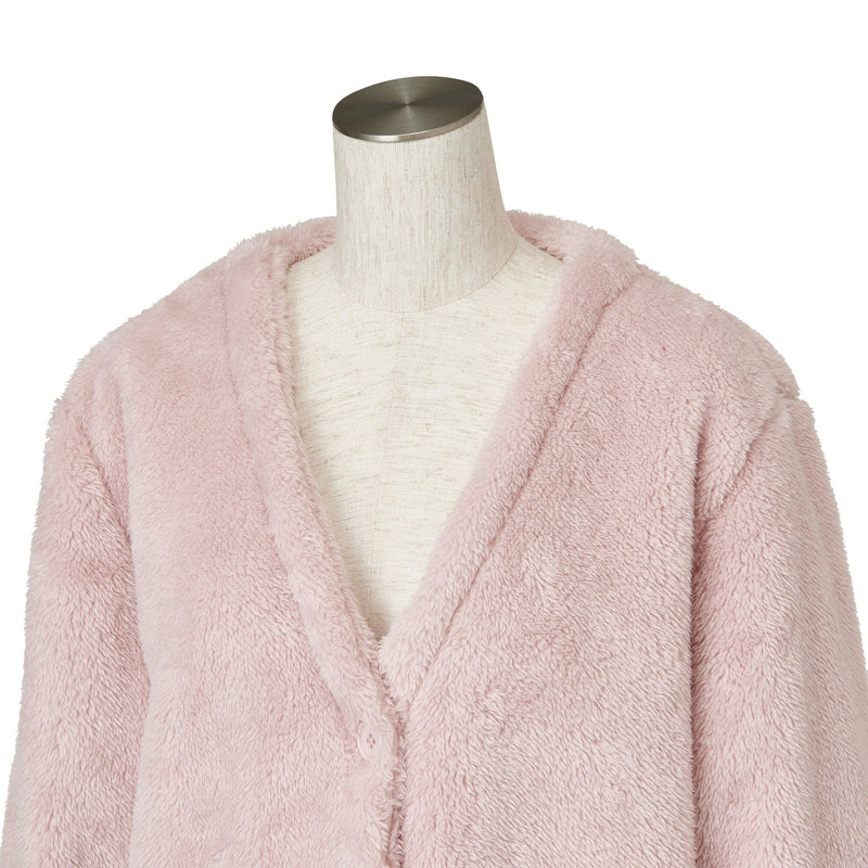 Warm Fleece Cardigan  Pink