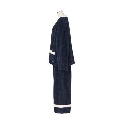 Warm Fleece Pajamas For Men Navy