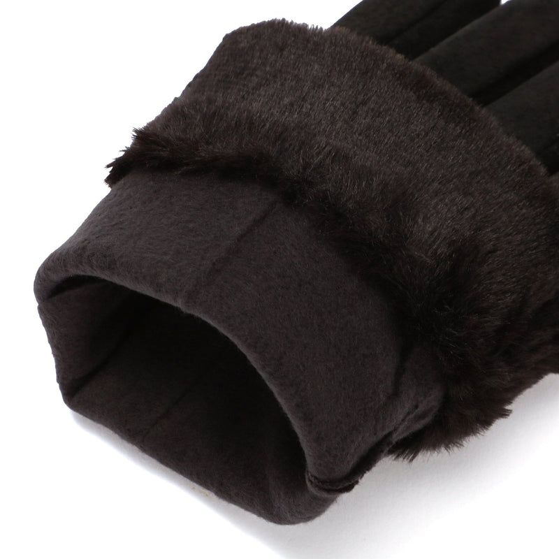 Suede Gloves Black