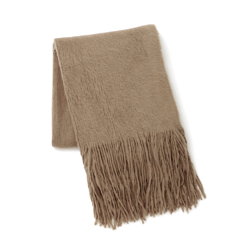 Shaggy Scarf Beige