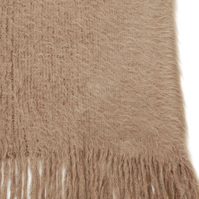 Shaggy Scarf Beige