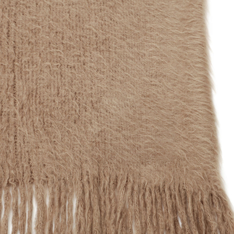 Shaggy Scarf Beige