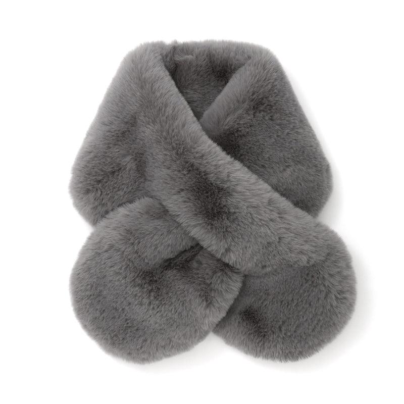 Eco Fur Tippet Grey