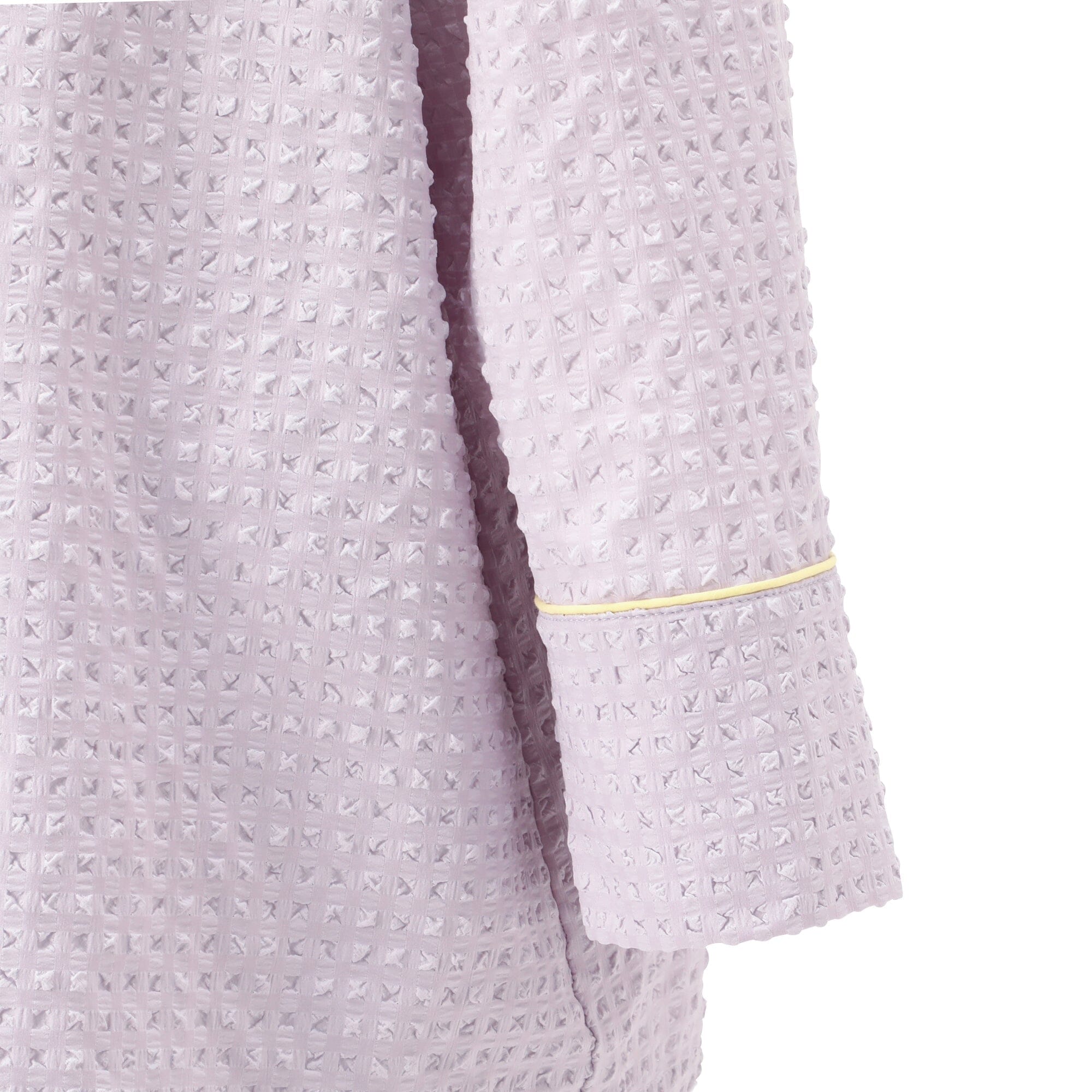 Logo Check Jacquard Pajamas With Embroidery Purple