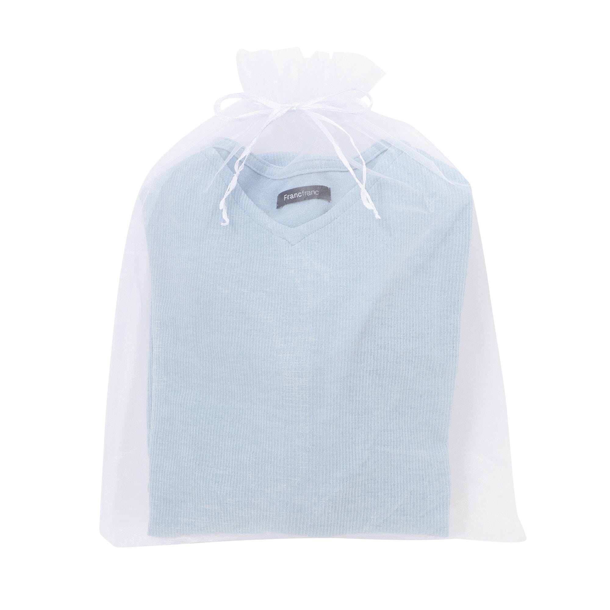 Ice Touch Rib One Piece Light Blue