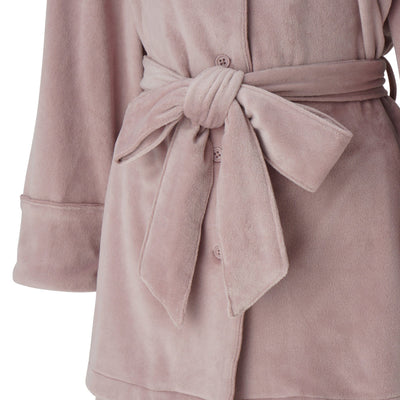 HYALURONIC 彈性天鵝絨睡衣 粉紅色