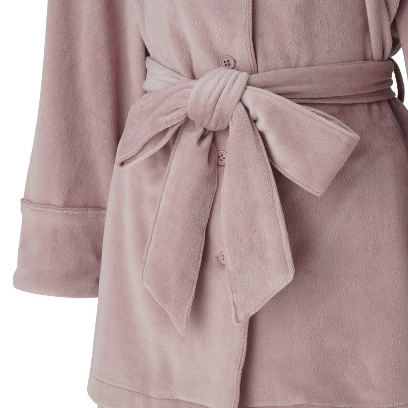 HYALURONIC 彈性天鵝絨睡衣 粉紅色