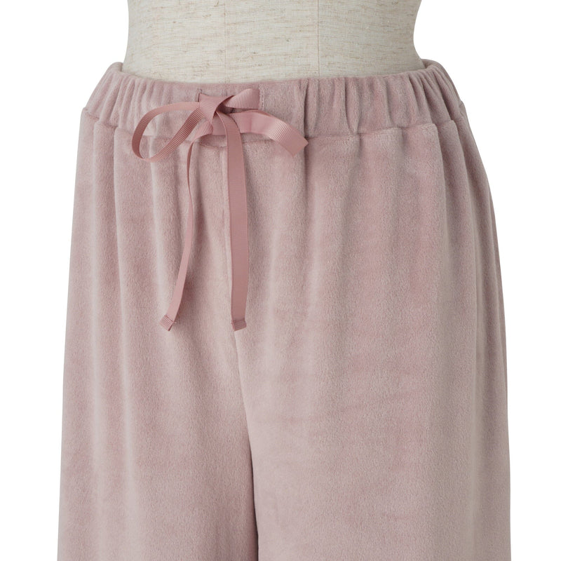 HYALURONIC 彈性天鵝絨睡衣 粉紅色