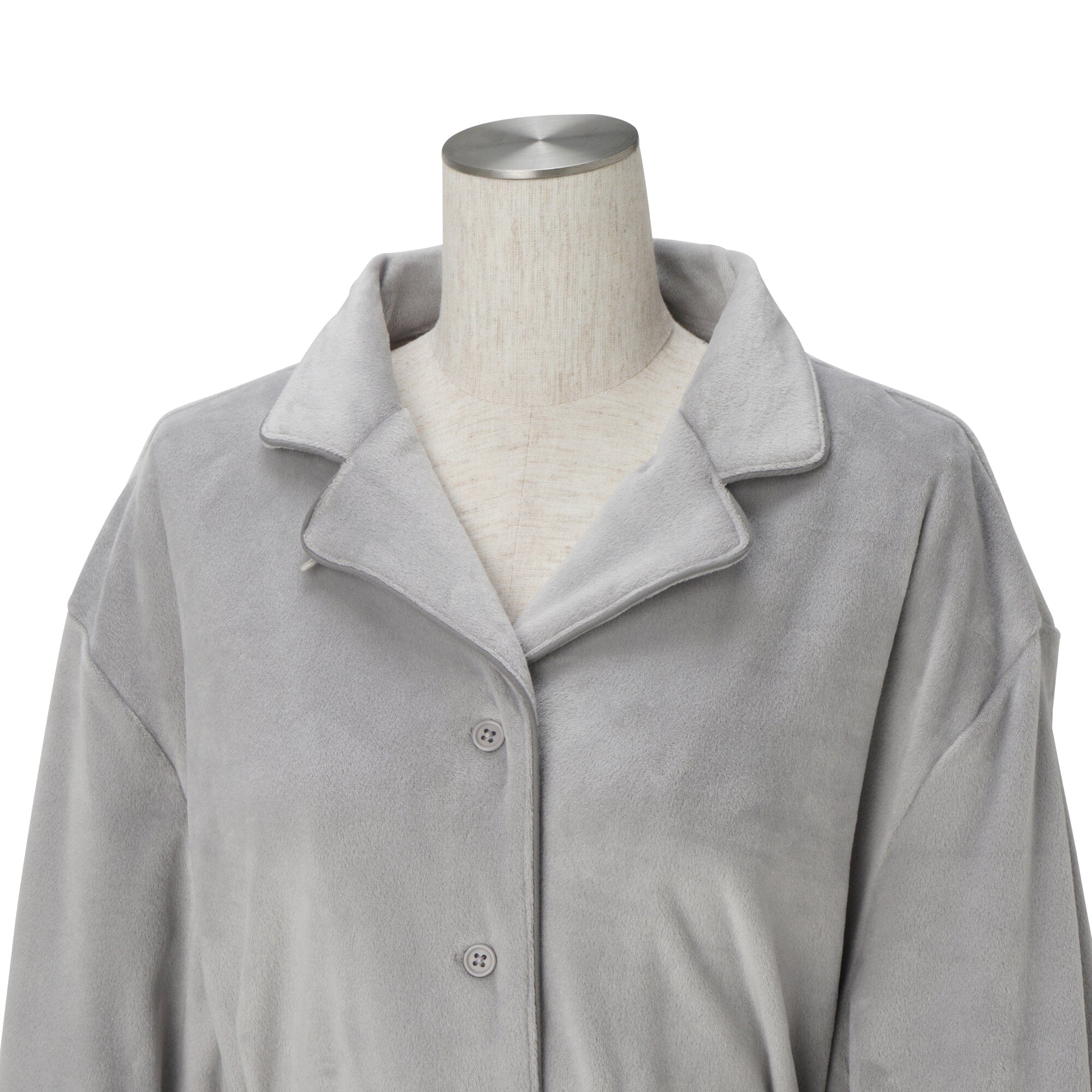 HYALURONIC 彈性天鵝絨睡衣 灰色