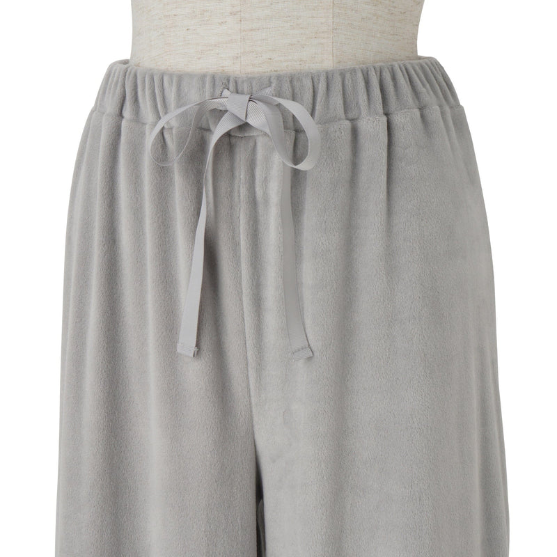 Hyaluronic Stretch Velour Pajama Gray