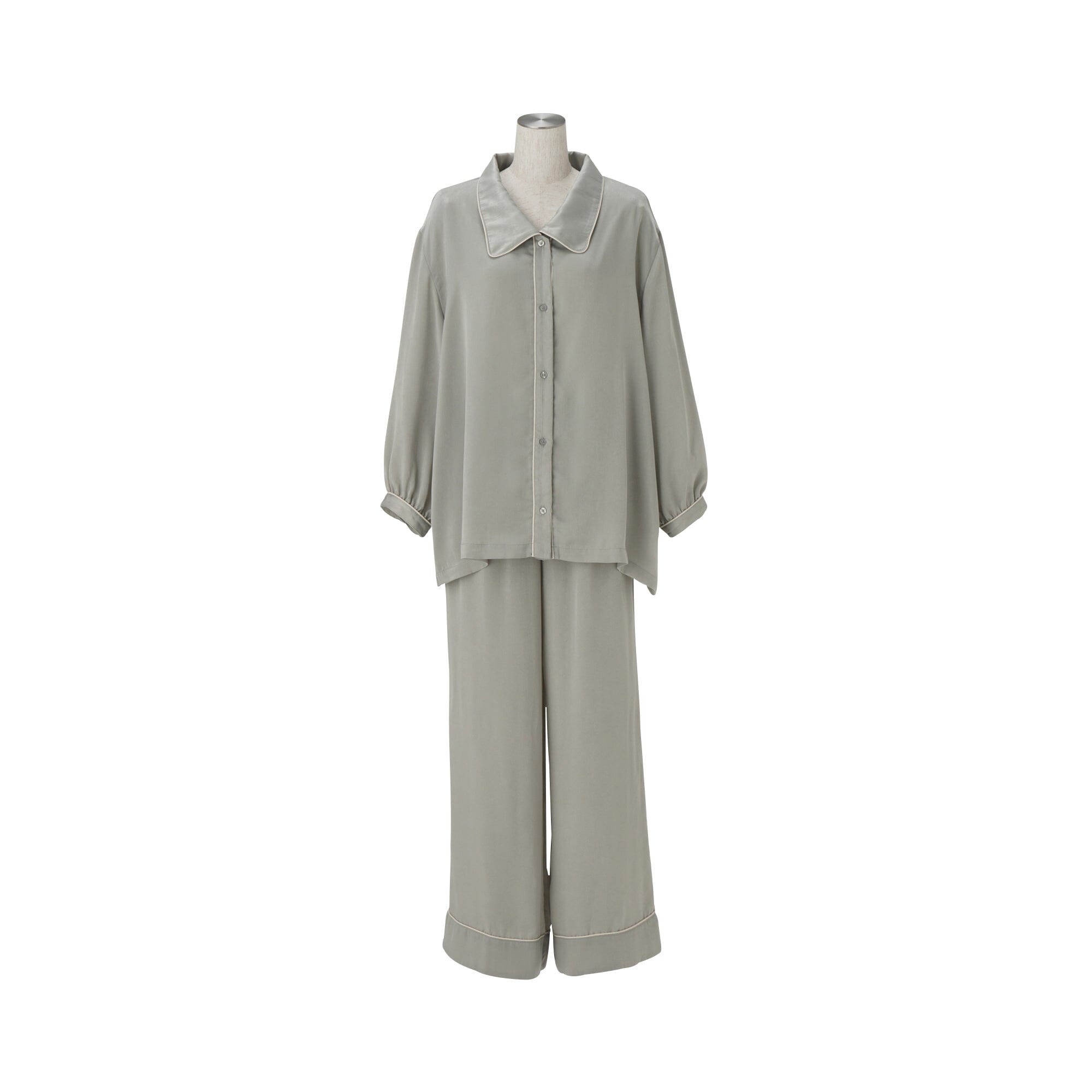 Temperature Control Satin Pajama Mint