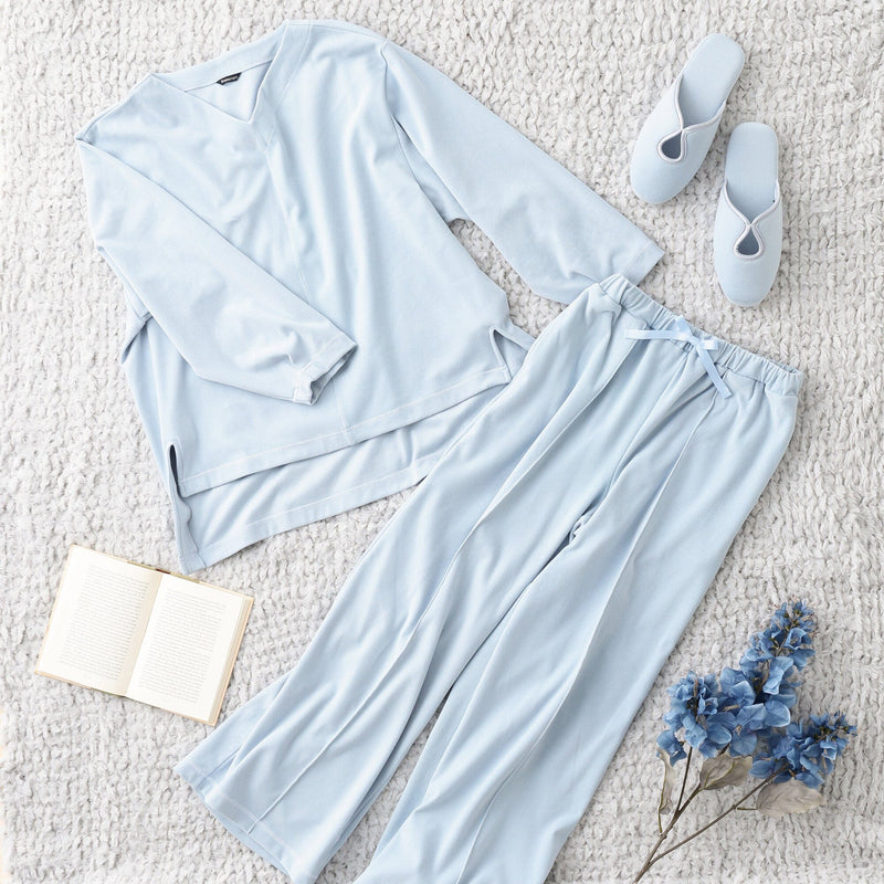 HUMIDITY CO 彈性睡衣 籃色