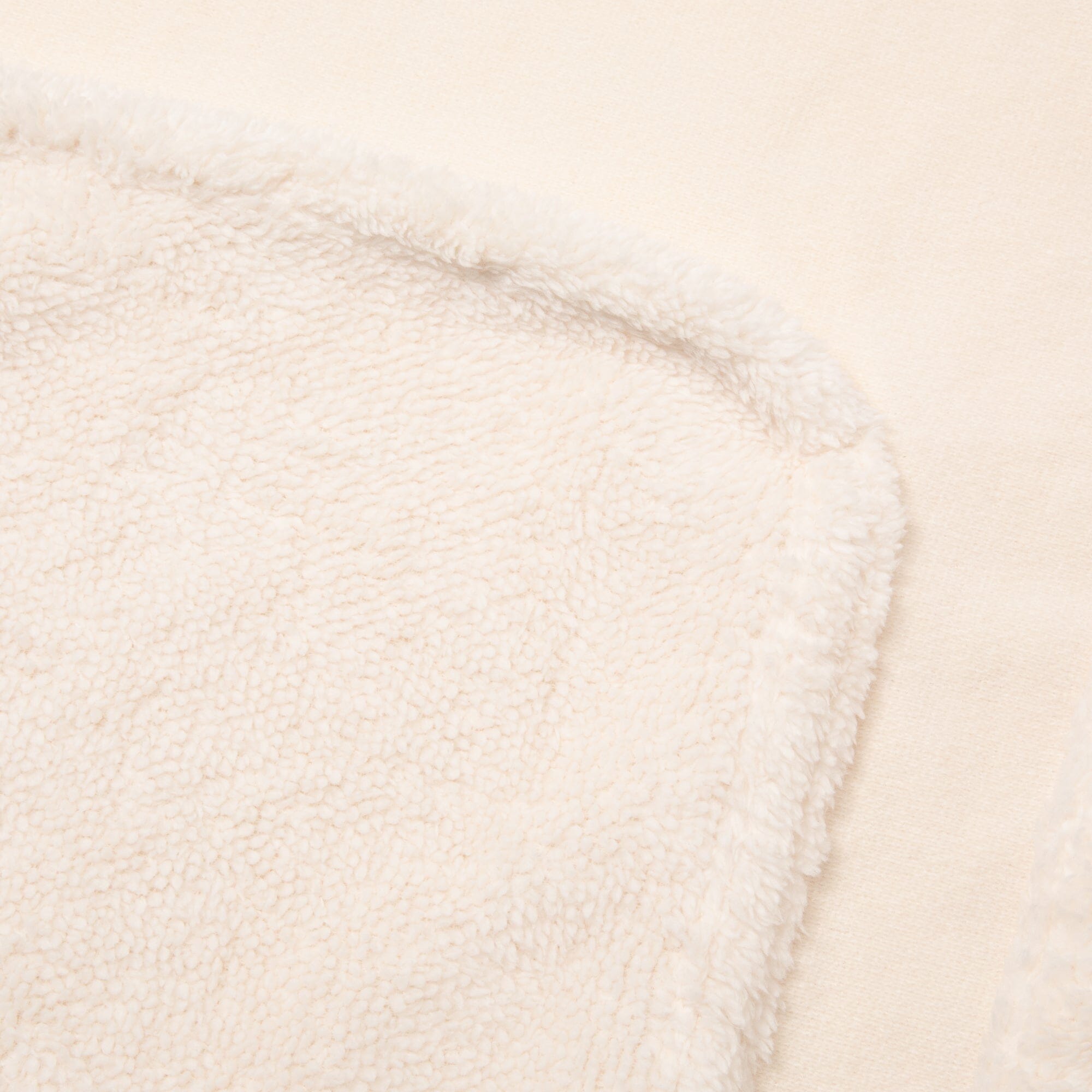 Reversible Warm Fleece 4-Way Poncho Small Ivory