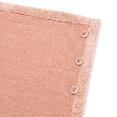 Reversible Warm Fleece 4-Way Poncho Small Pink