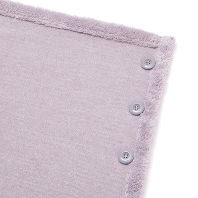 Reversible Warm Fleece 4-Way Poncho Small Gray