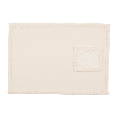 Reversible Warm Fleece 4-Way Poncho Large Ivory