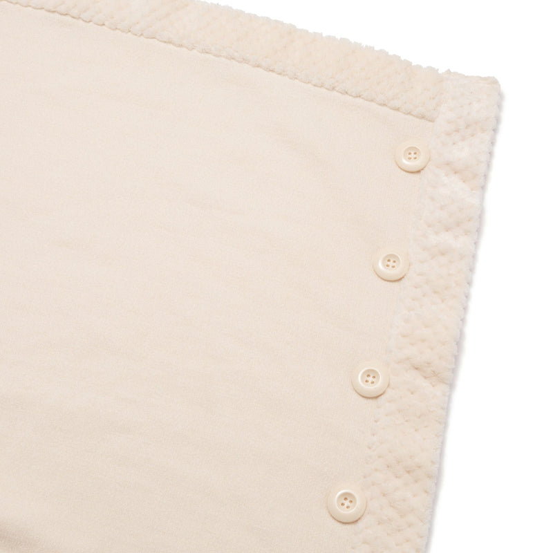 Reversible Warm Fleece 4-Way Poncho Large Ivory