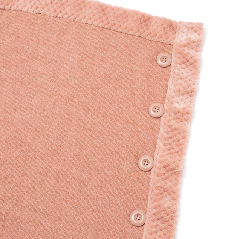 Reversible Warm Fleece 4-Way Poncho Large Pink