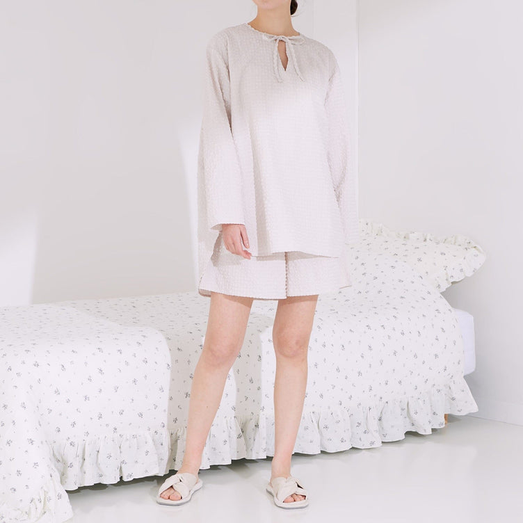 Travel Compact Pajamas Ivory