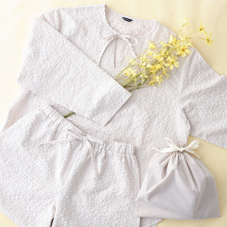 Travel Compact Pajamas Ivory